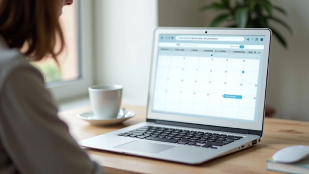 Guia sobre sincronização de calendários em diferentes aplicações, interface de calendário visível